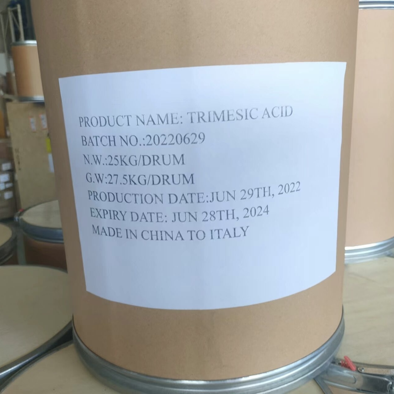 Trimrsic acid CAS 554-95-0 China factory manufacturer Autech industry